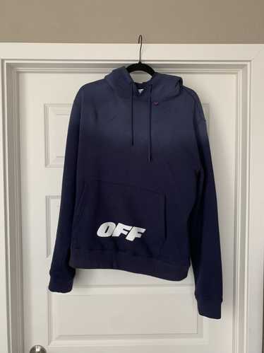 Off-White Off-White ombré dye graphic print hoodie