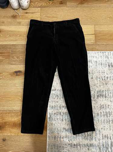 Vintage 90's Blue Corduroy Flare Pants Girls 6 116 Chiboogi H&M Embroidered  Vtg