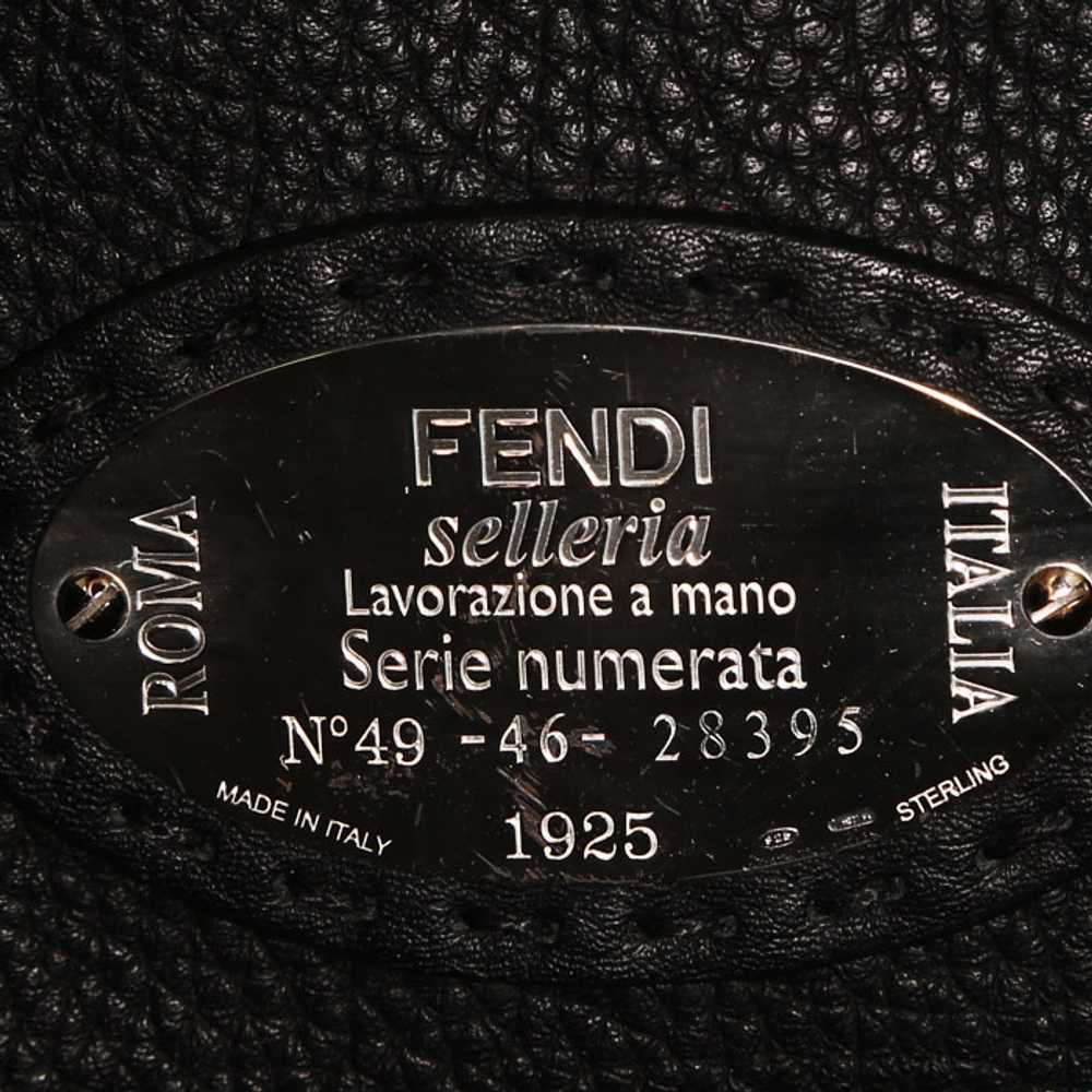 Fendi Peekaboo large model handbag in black leath… - image 5