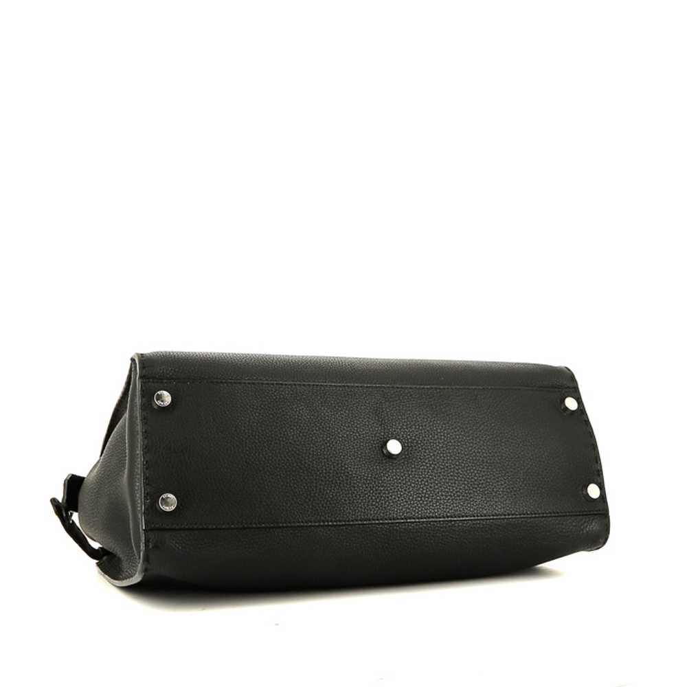 Fendi Peekaboo large model handbag in black leath… - image 6