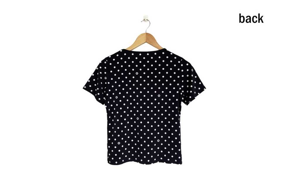 Courreges 90s COURRÈGES Black with White polkadot… - image 4