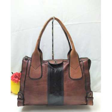 Fossil Leather tote