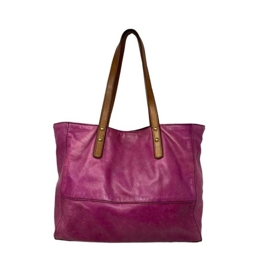 Fossil Leather tote - image 2