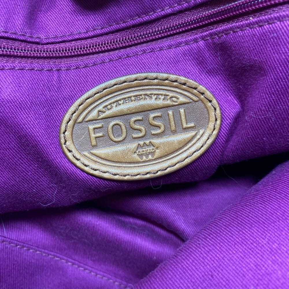 Fossil Leather tote - image 7