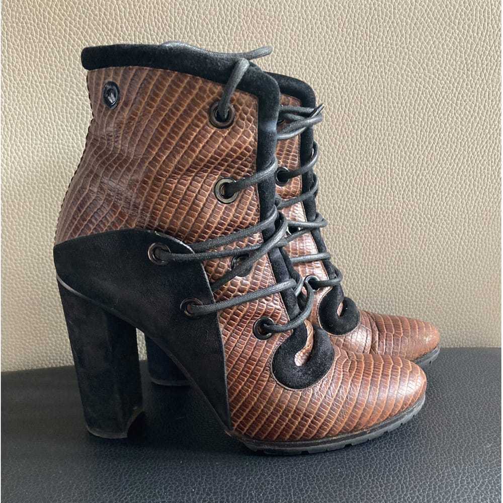 Proenza Schouler Leather lace up boots - image 3