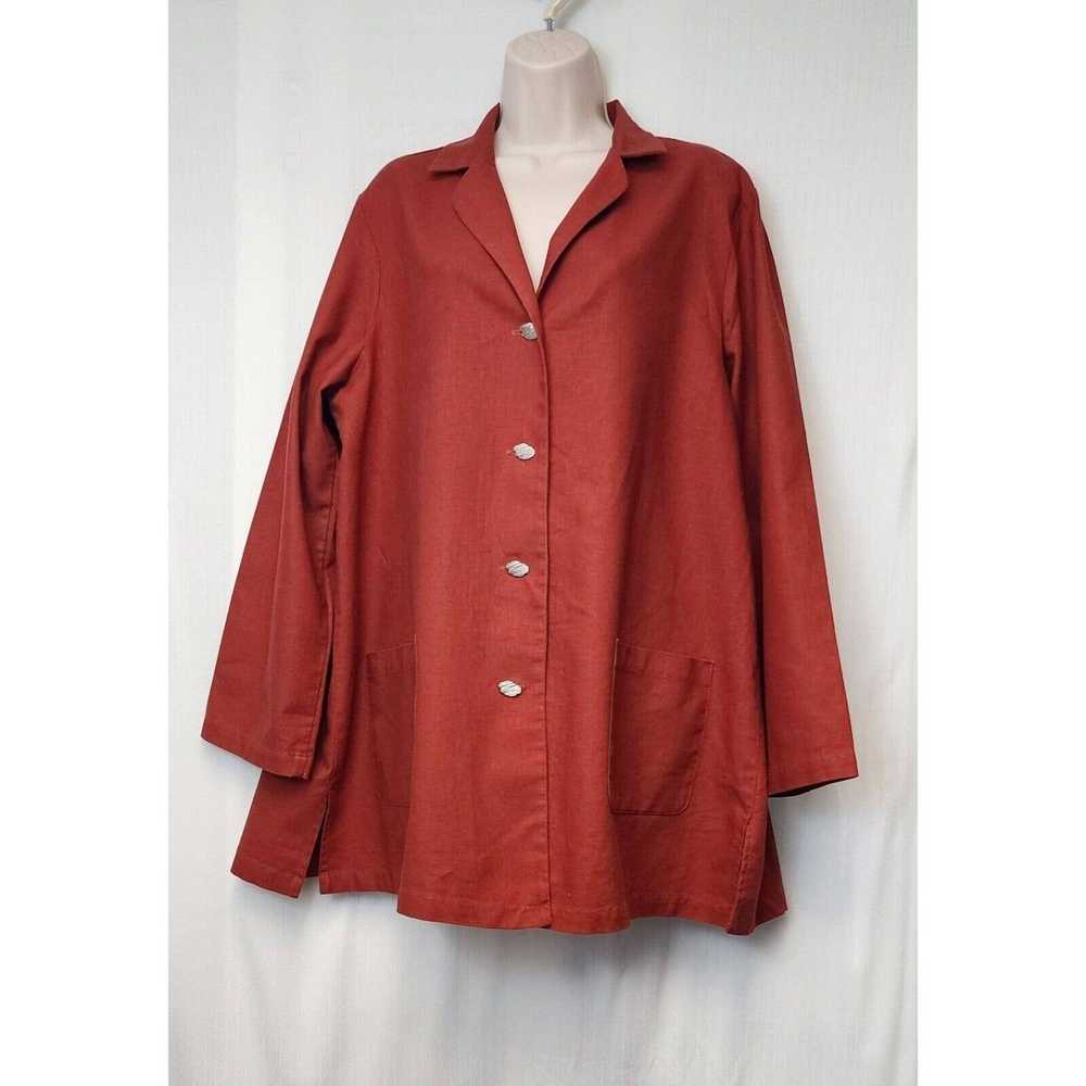 Other Blair 220 Hickory 3/4 Sleeve Tunic Blouse S… - image 4