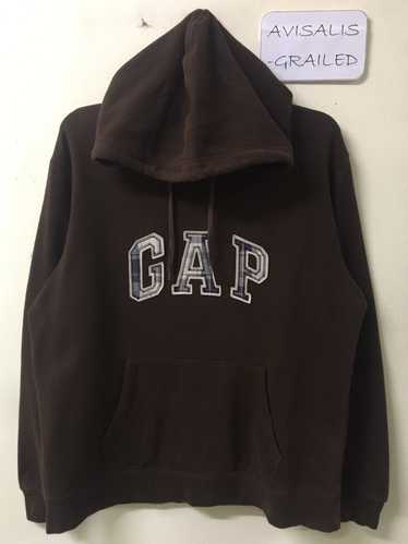 Gap × Hype × Streetwear Vintage Gap Brown Hoodie B