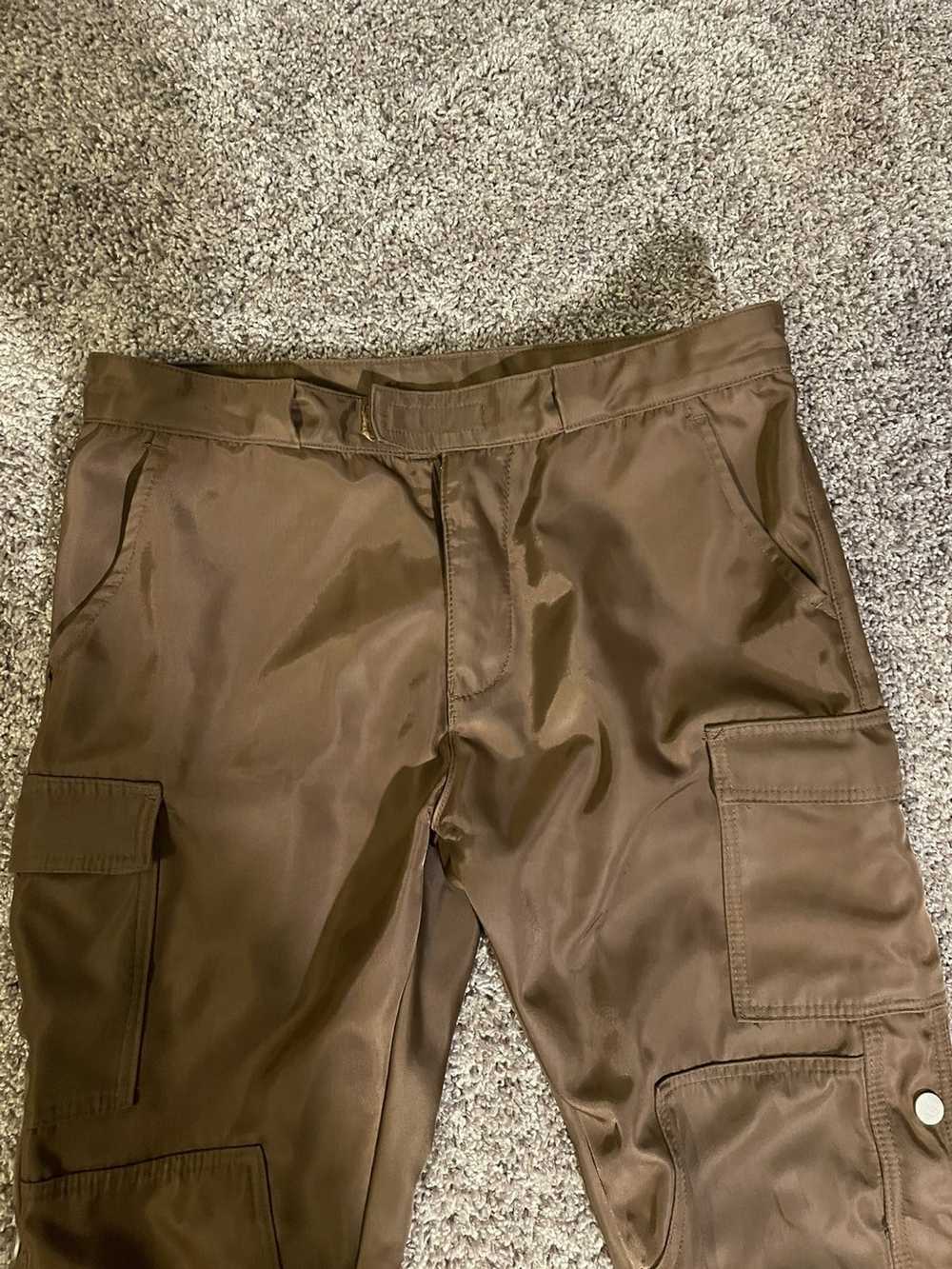 MNML Brown minimal snap zipper pants - image 4