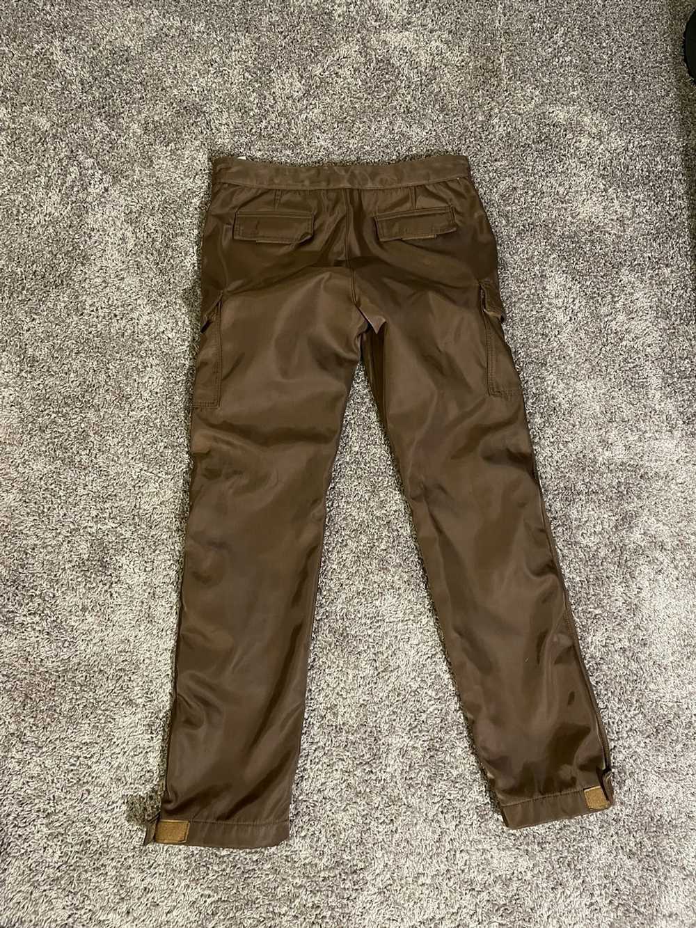 MNML Brown minimal snap zipper pants - image 5