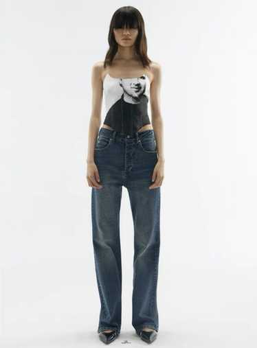Designer Trinite washed jeans in blue size S - image 1