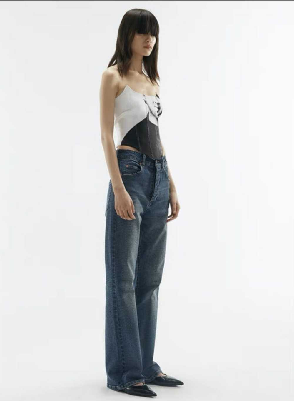 Designer Trinite washed jeans in blue size S - image 2