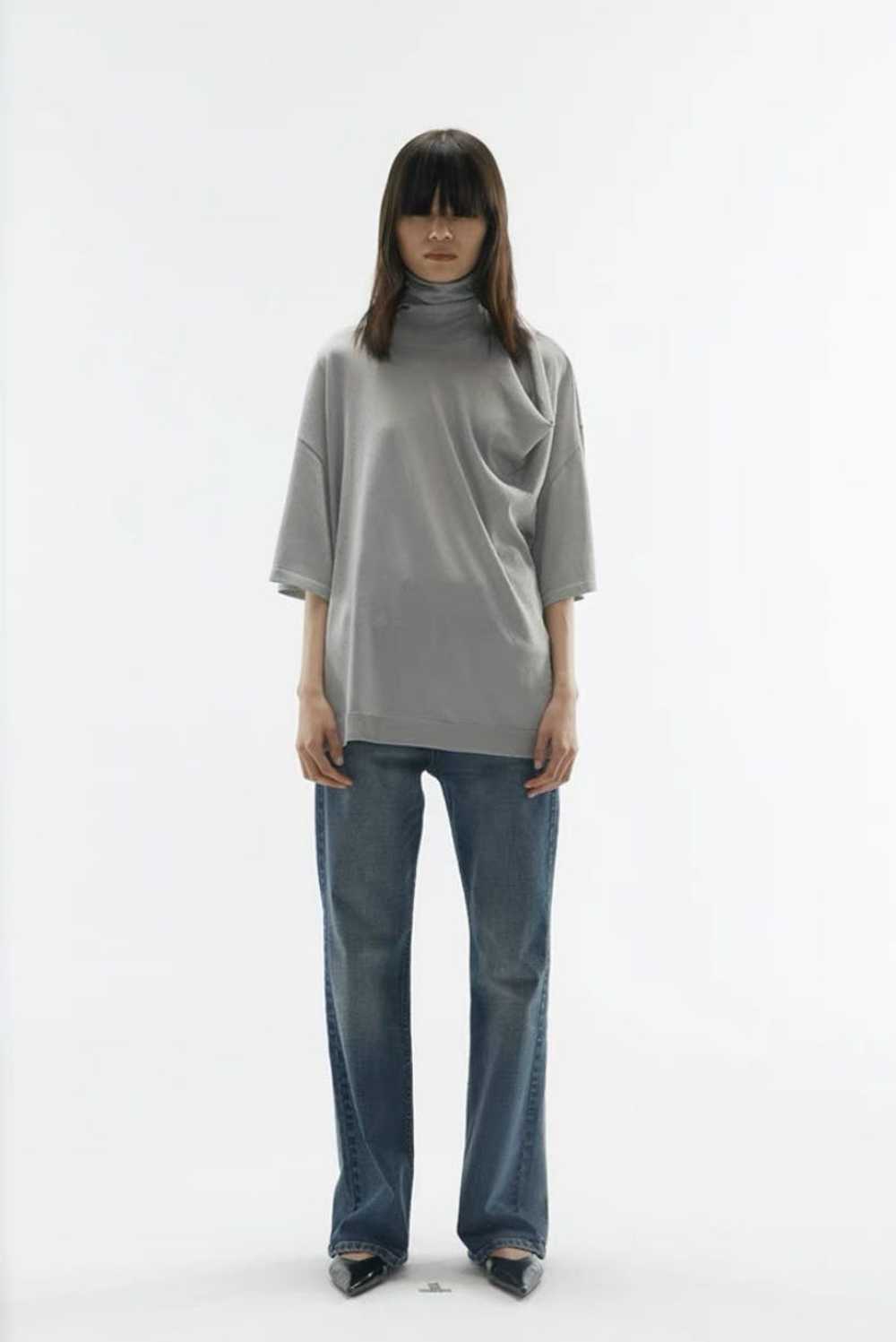 Designer Trinite washed jeans in blue size S - image 4