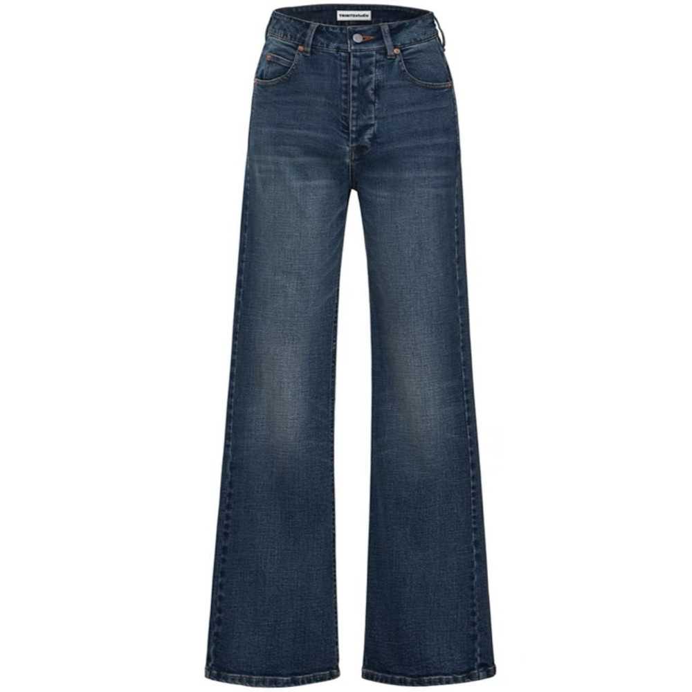 Designer Trinite washed jeans in blue size S - image 5