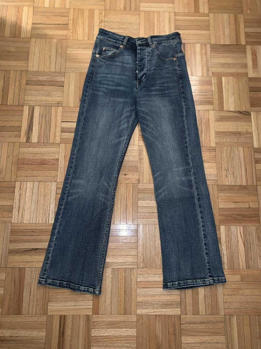 Designer Trinite washed jeans in blue size S - image 7