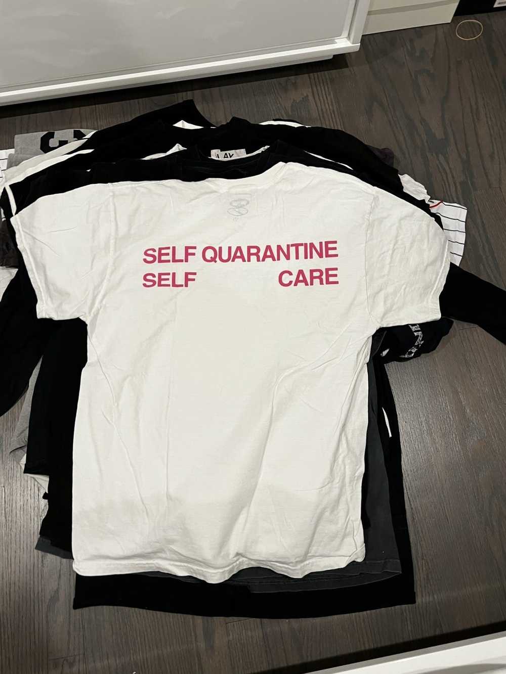 Vandy The Pink Size XL Logo Print T-Shirt White 2140 01
