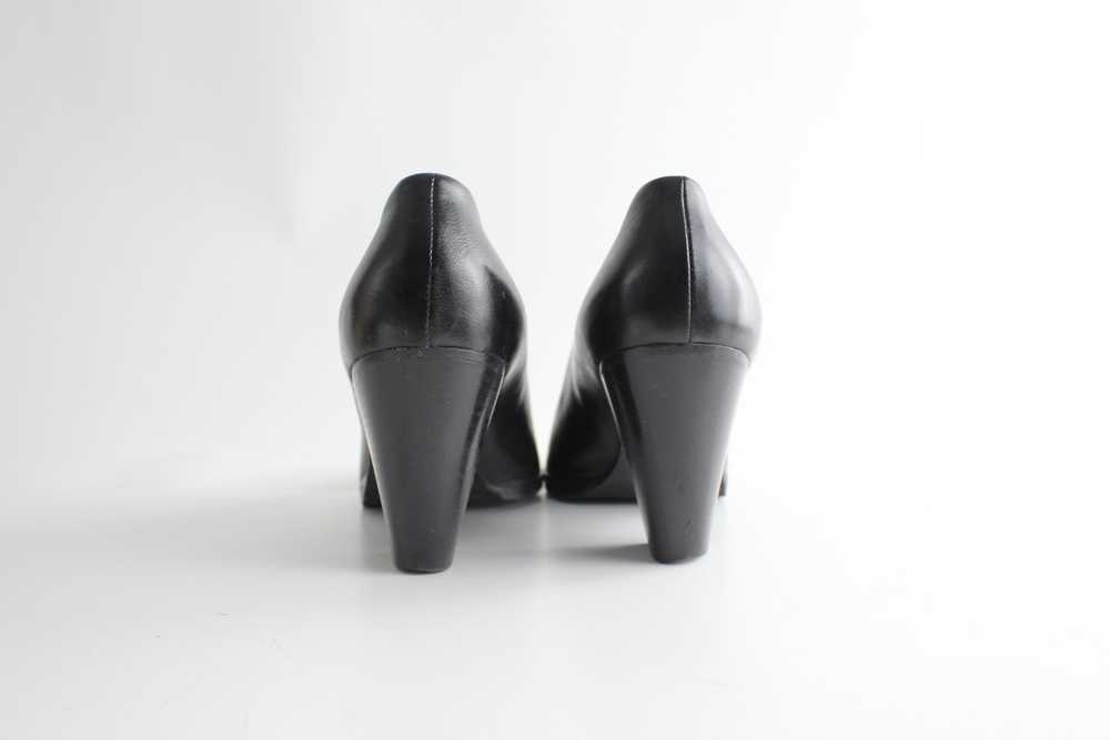 Vintage Walter Steiger Black Leather Pointed Toe … - image 7