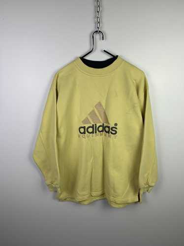 Adidas equipment yellow sweater best sale