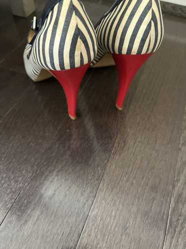Nine West Red White and Blue Heels