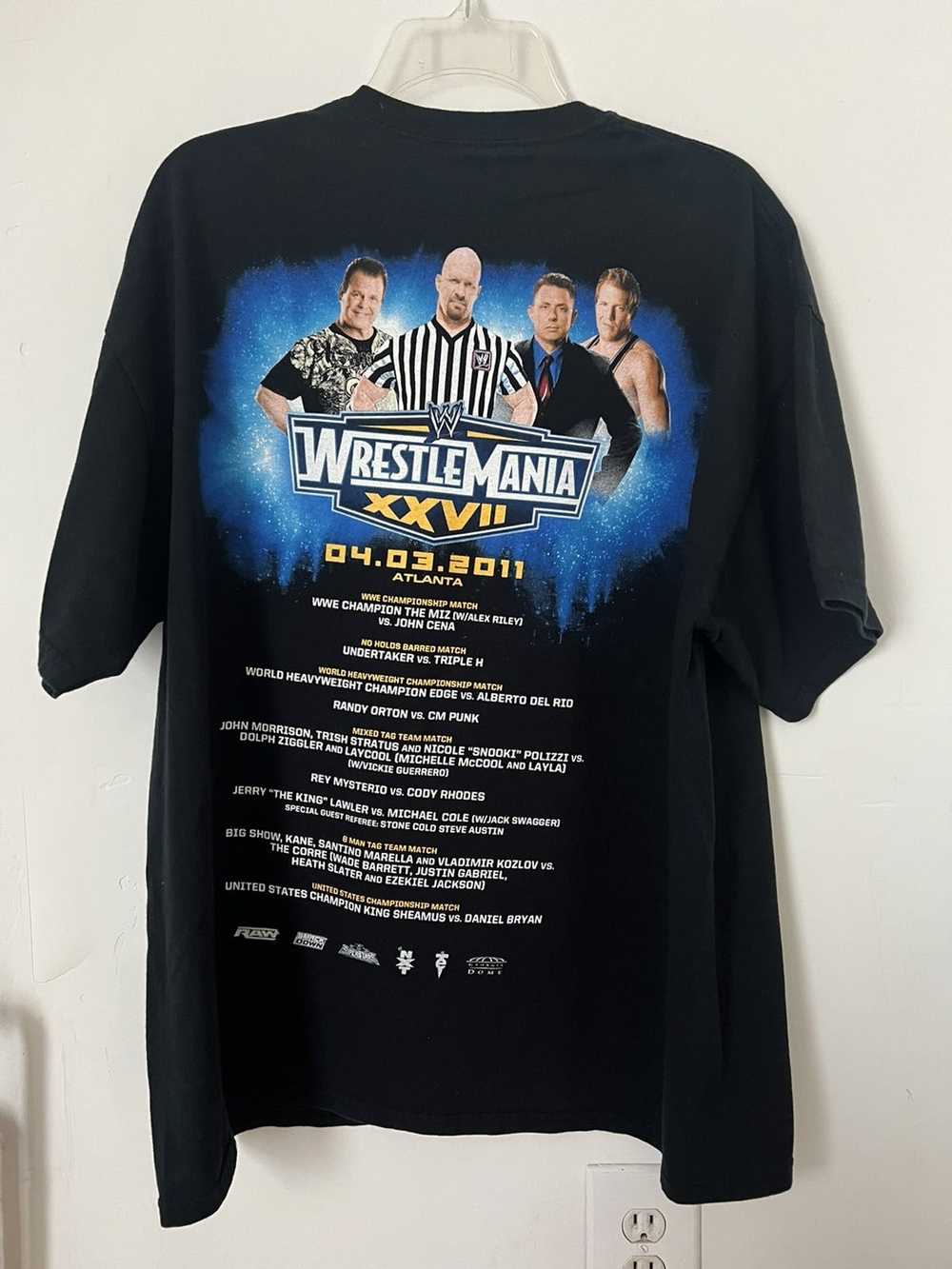 Wrestlemania 22 Jersey WWE John Cena Chicago Undertaker Triple H WWF 2XL