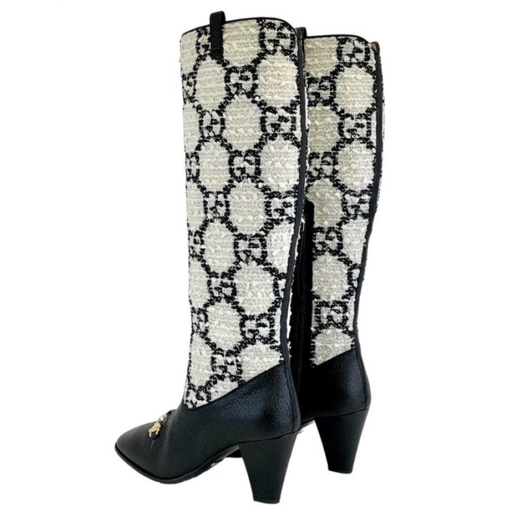Gucci Tweed boots - image 8