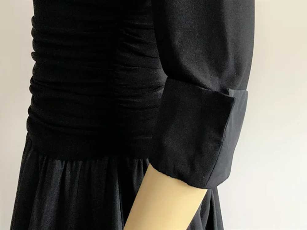 REDUCED Black 1950's Inspired Party Dress With Fu… - image 4