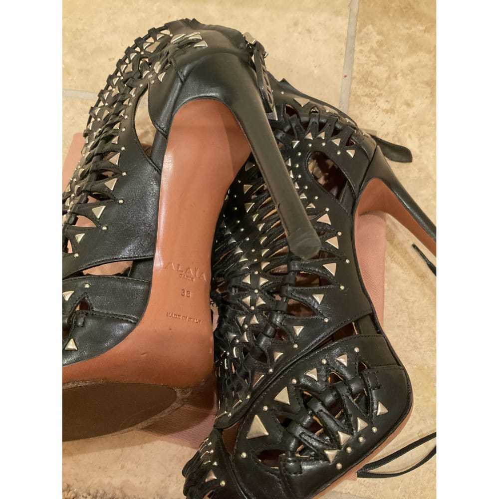 Alaïa Leather ankle boots - image 4