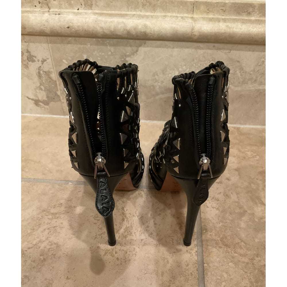 Alaïa Leather ankle boots - image 5