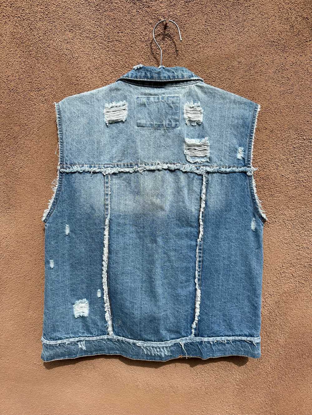 "Worn Out" Denim Vest - image 3