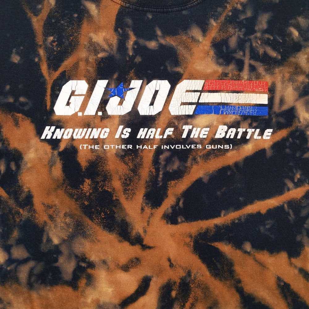 Custom × Streetwear × Tee GI Joe Knowing Is Half … - image 2