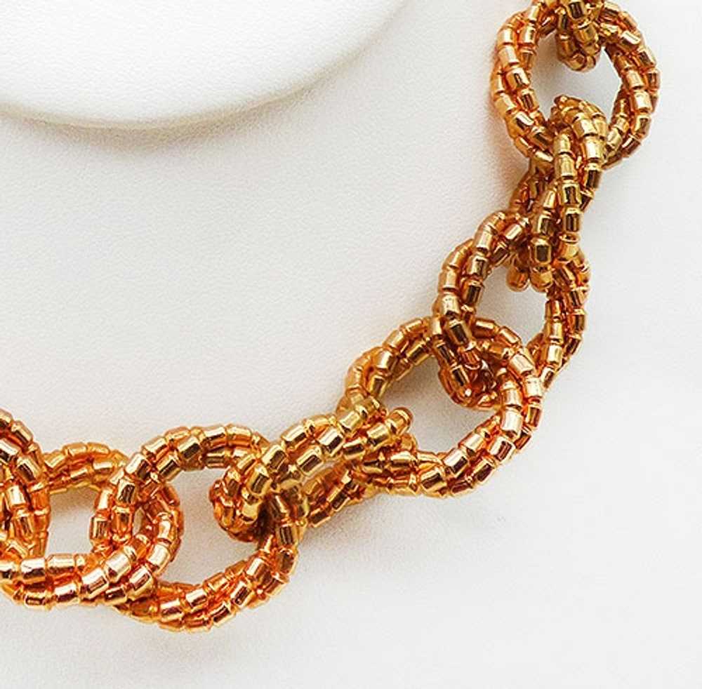 Erwin Pearl Chunky Gold Chain Necklace - image 2
