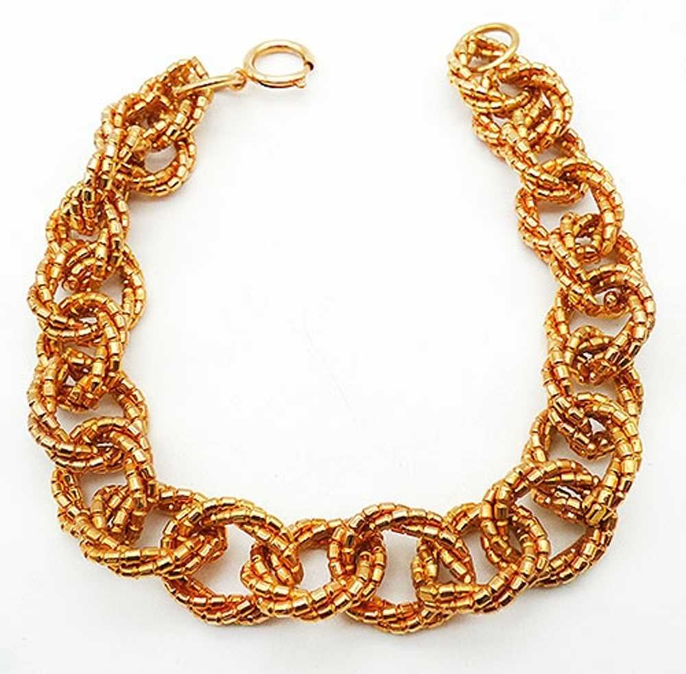 Erwin Pearl Chunky Gold Chain Necklace - image 3