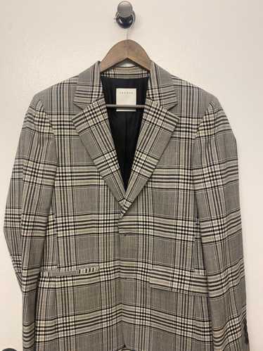 Sandro Grey Checked Blazer