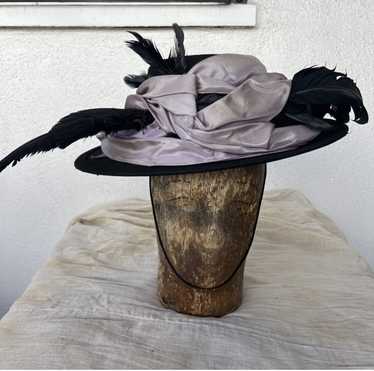 Vintage 1930s feather hat - image 1