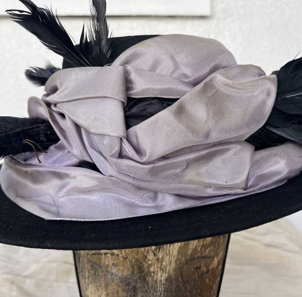 Vintage 1930s feather hat - image 3