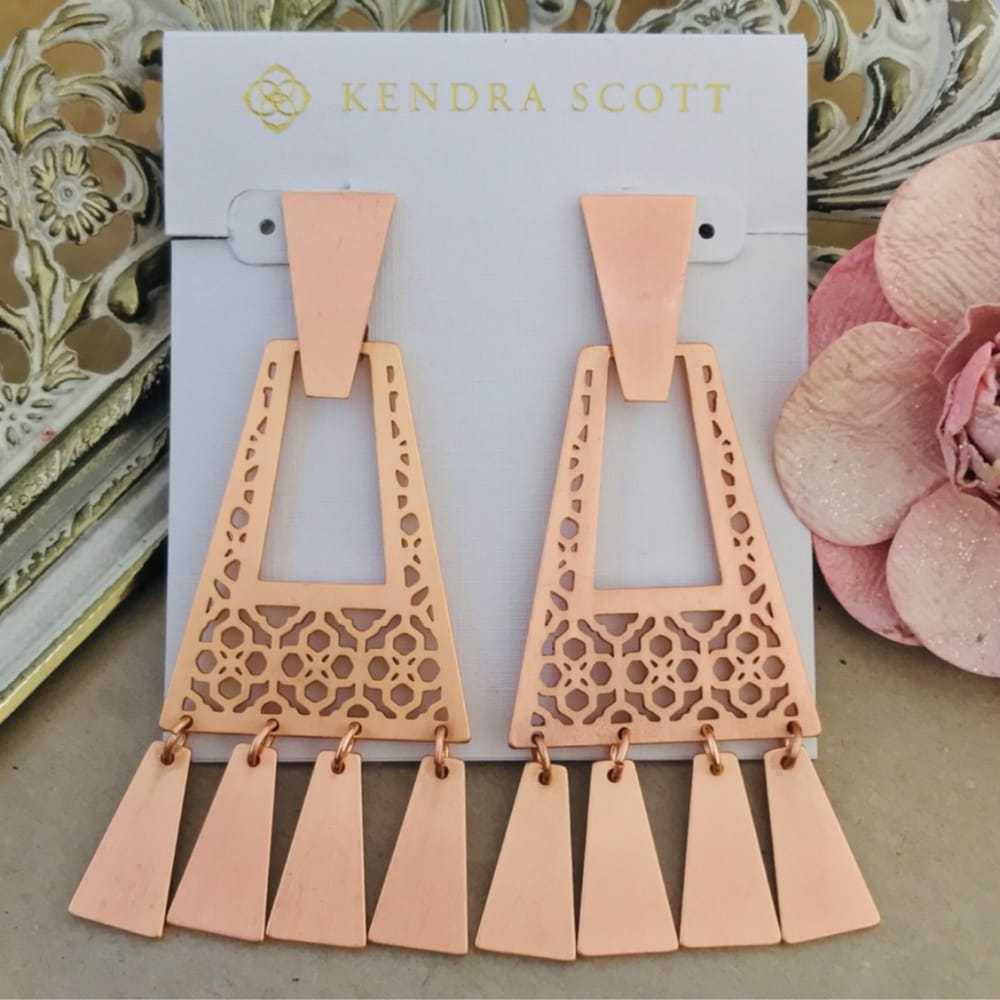 Kendra Scott Pink gold earrings - image 2