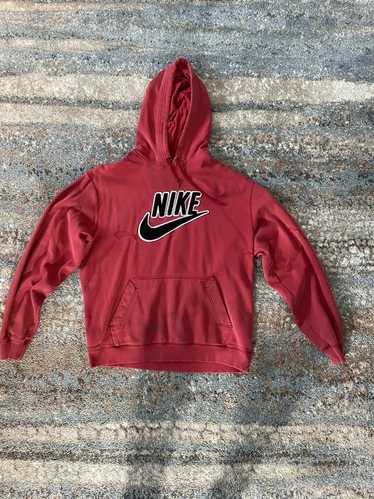 Nike × Vintage Y2K Nike Hoodie Large Distressed Re