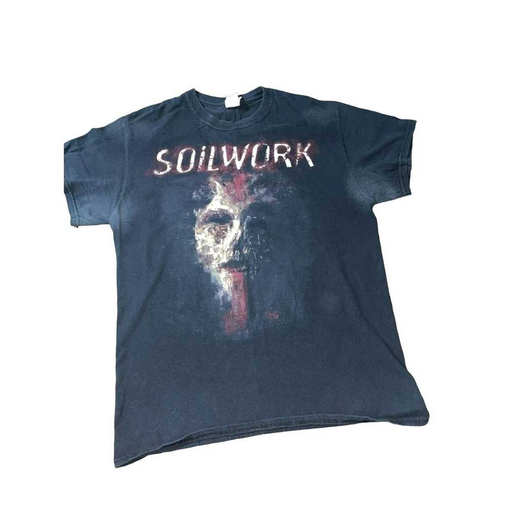 Gildan Mens Soilwork Concert Shirt Top Tee 2016 T… - image 1