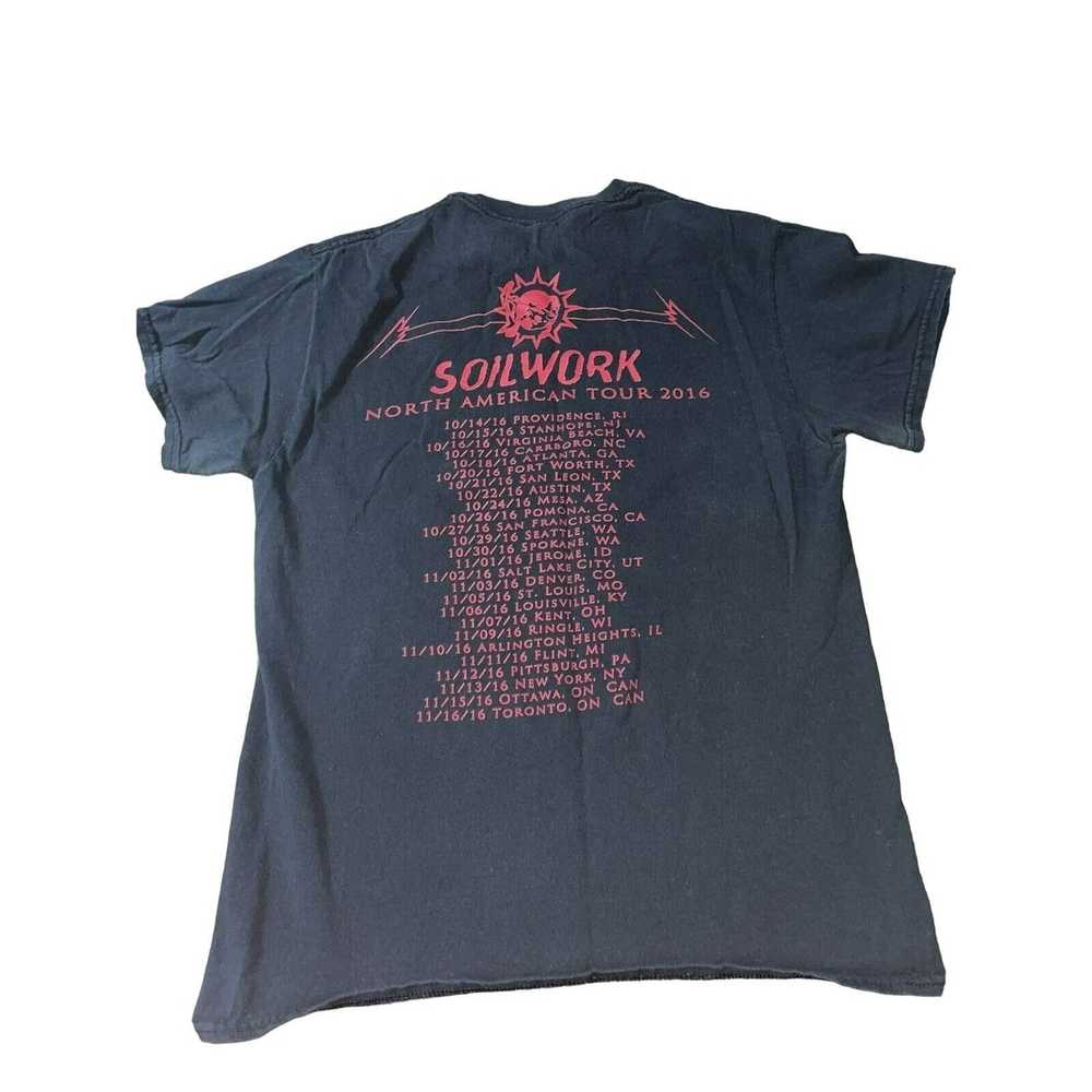 Gildan Mens Soilwork Concert Shirt Top Tee 2016 T… - image 4
