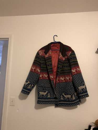 Vintage Boho Santa blazer