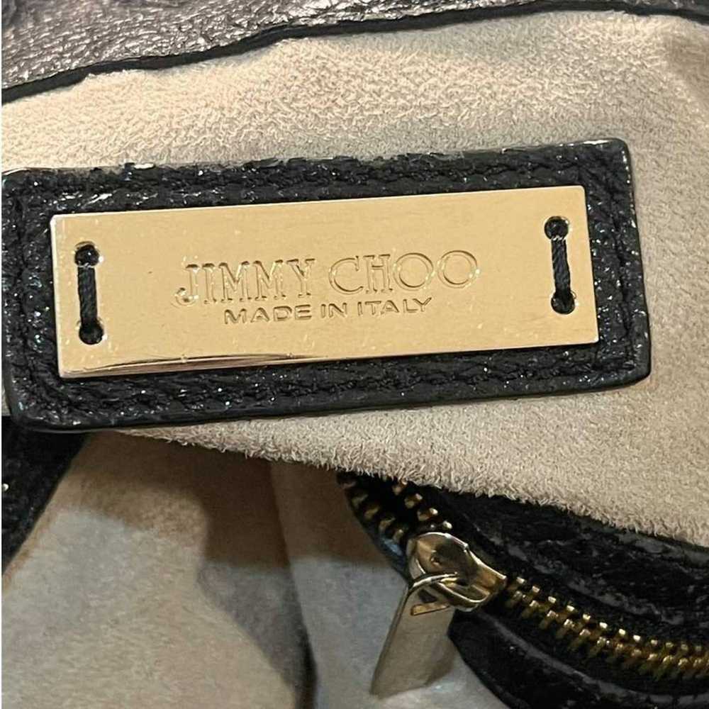 Jimmy Choo JIMMY CHOO Anna Leather Shoulder Bag w… - image 6