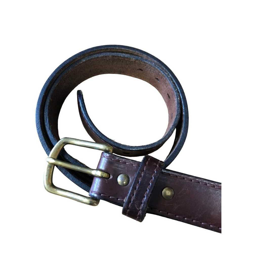 Handmade Vintage Leather Custom Made Men's Belt s… - image 3