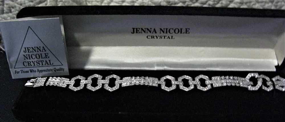 Jenna Nicole Crystal Bracelet 7..5 Inches - image 4