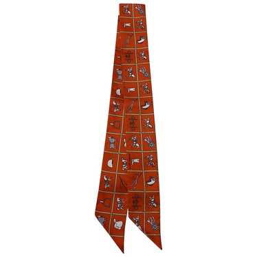 Hermès Twilly 86 silk scarf - image 1