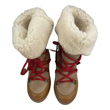 Isabel Marant Nowles leather snow boots - image 1