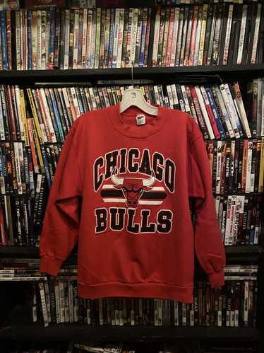 Chicago Bulls Vintage Bevelled NBA Crew Neck Jumper – Basketball Jersey  World