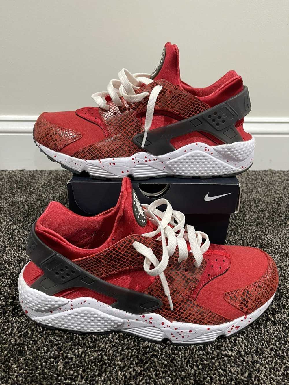 Nike Nike Air Huarache 2015 Premium ID Red Safari… - image 1