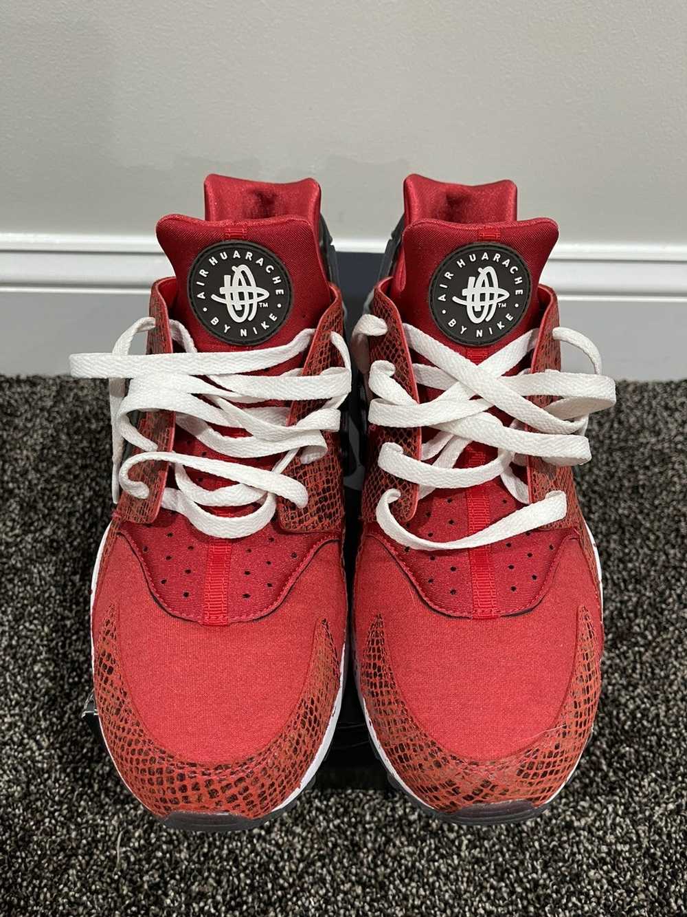 Nike Nike Air Huarache 2015 Premium ID Red Safari… - image 5