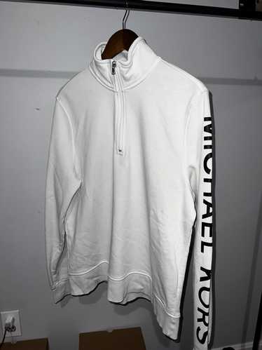 Michael Kors White micheal kors quarter zip sweate