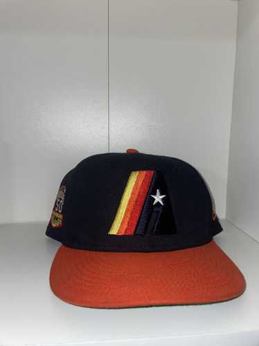 New Era Houston Astros 59FIFTY Alternate Authentic Collection Fitted Hat, Orange, Size: 7 3/4