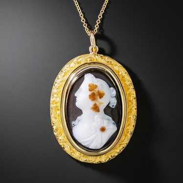 Victorian Hardstone Cameo Necklace